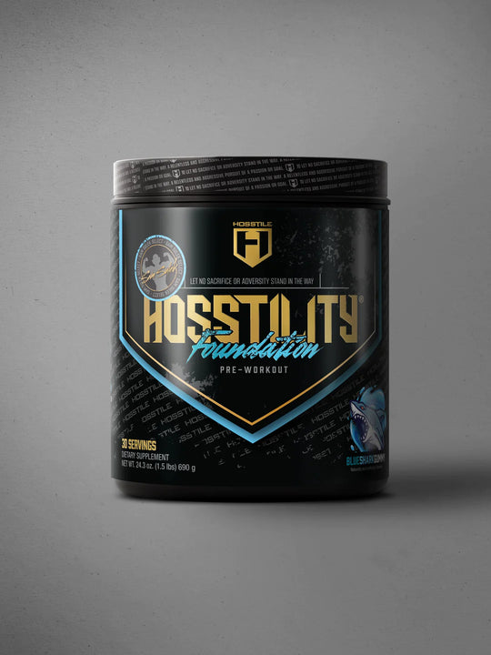 HOSSTILITY FOUNDATION PRE-WORKOUT | BLUE SHARK GUMMY